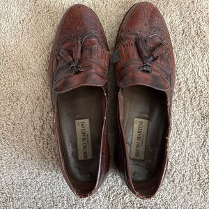 Bruno Magli Men's Rich Brown Tassel Loafers